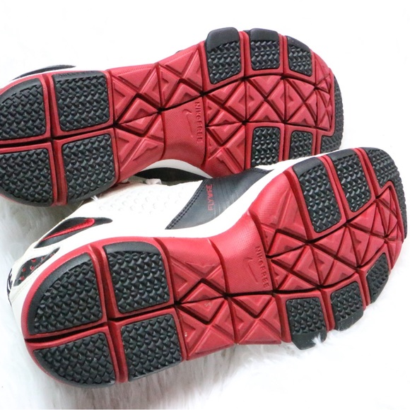 Nike Free TR Flywire White Black Red Training Shoes Mens Size 8 Athletic Gym main image 15